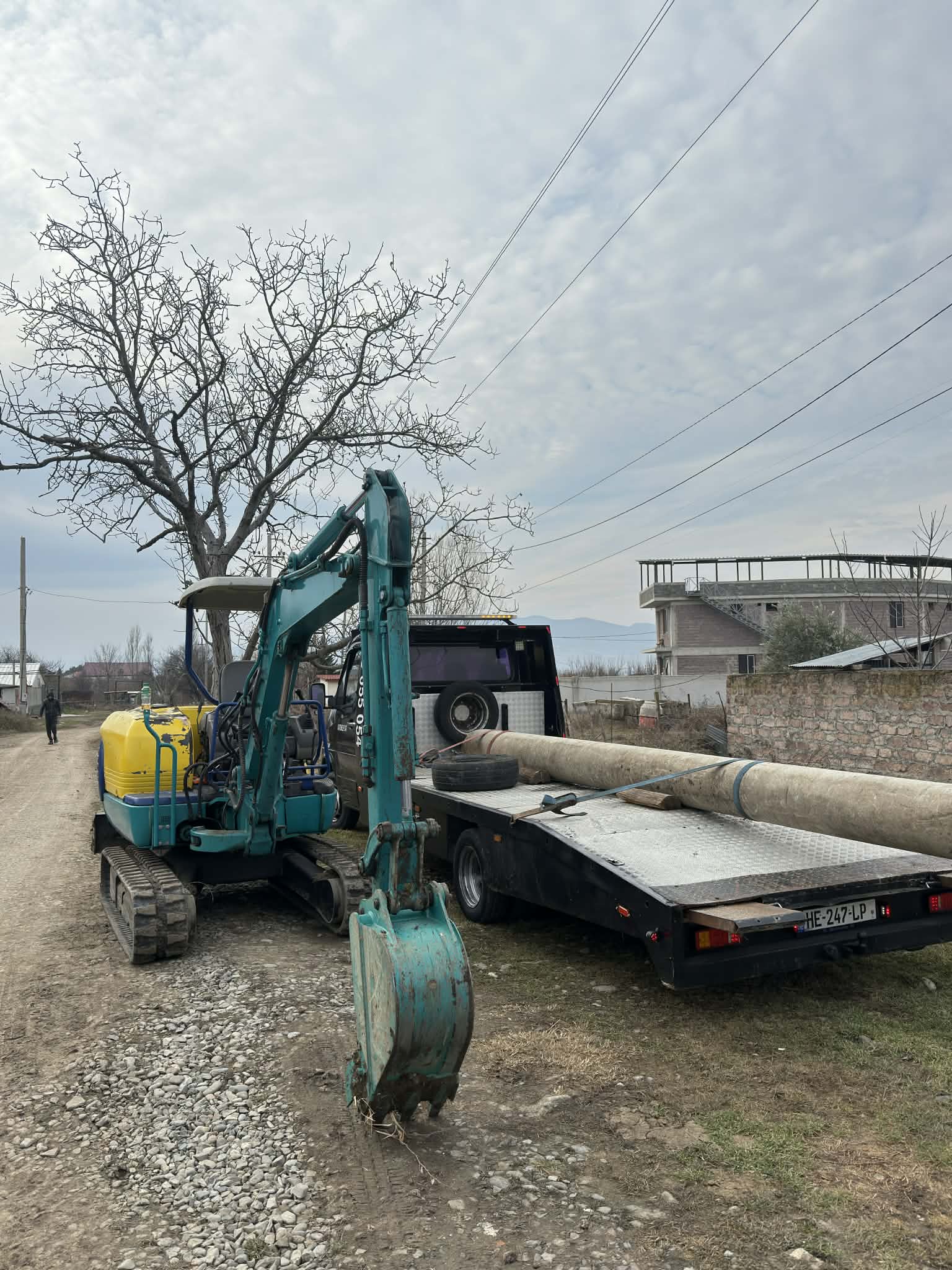 სპეცტექნიკა — _ექსკავატორი_თბილისში